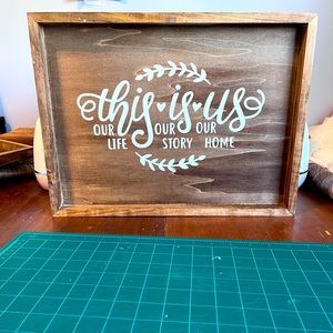 Handmade this is us sign
